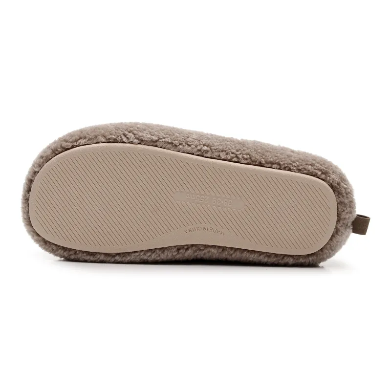 XGGC Fleece Lined Slippers For Fall And Winter Slip Resistant Home Use Maternity And Postpartum Shoes-3