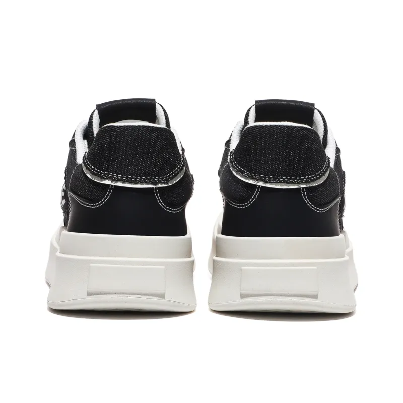 MOREMORENOISE Coverage Breathable Slip Resistant Low Top Canvas Shoes Unisex White Black-4