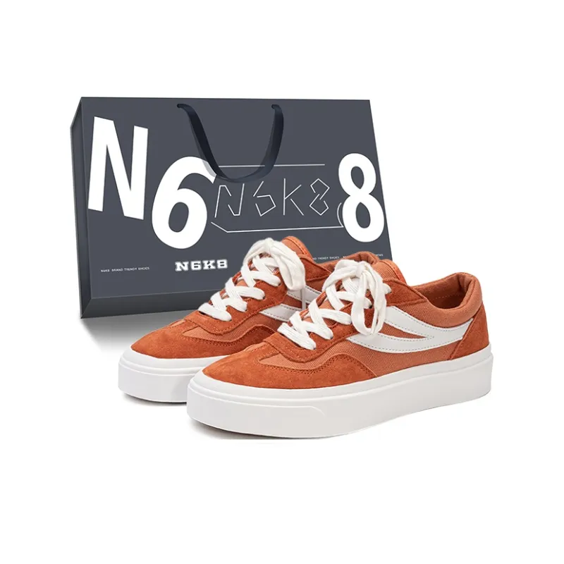 N6K8 Anti-Slip Wear-Resistant Low-Top Skateboard Shoes Women's-10