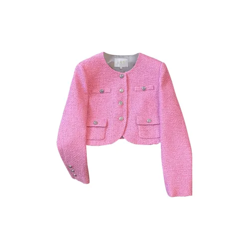 Cypress House Cropped Coats Women's Barbie Pink