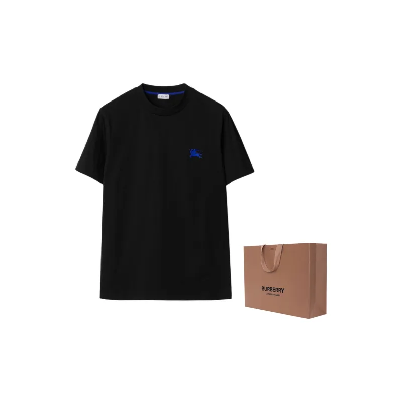 Burberry Logo Embroidered Slim Fit T Shirt-6