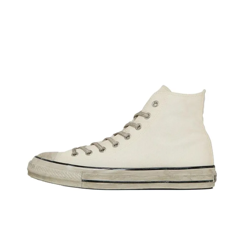 Converse All Star Anti Slip Wear Resistant High Top Canvas Shoes Unisex White-0