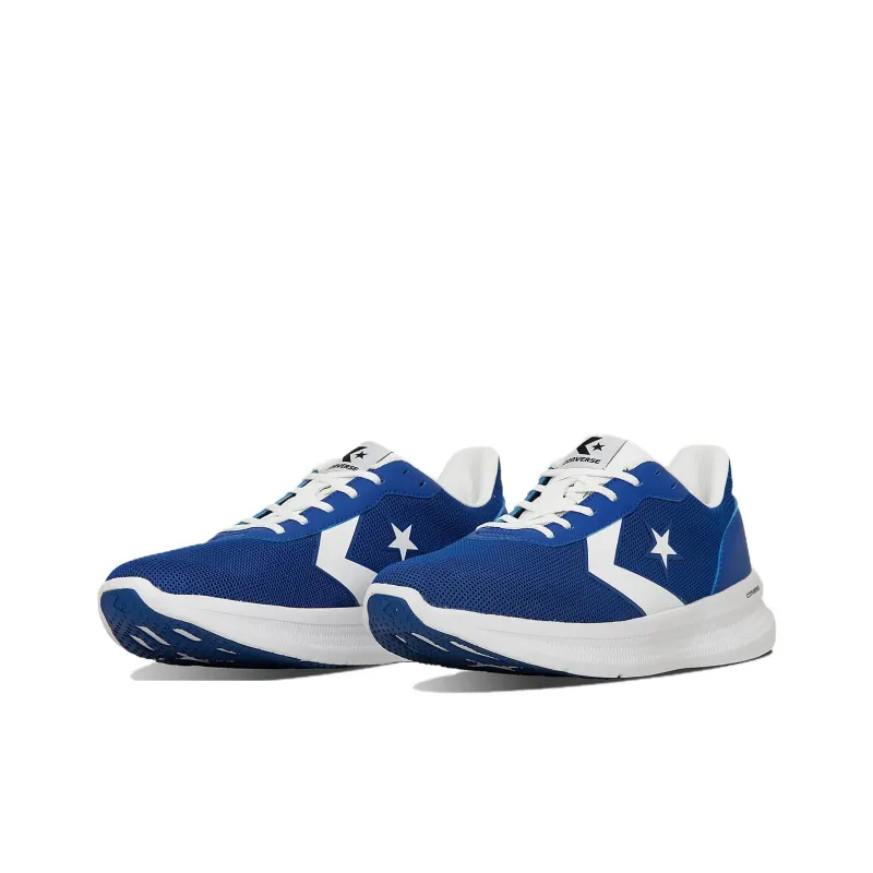 Converse Anti-Slip Wear-Resistant Low-Top Casual Running Shoes Men's Blue White-2