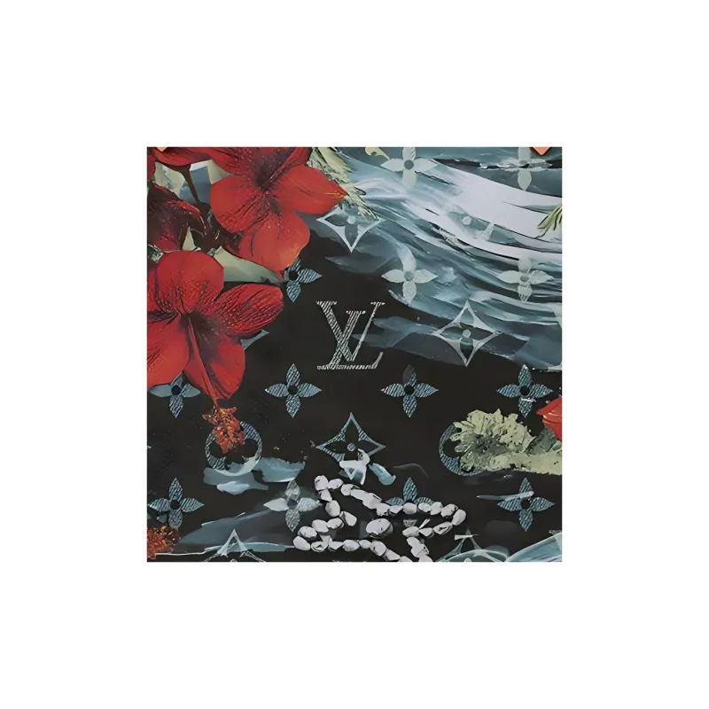 LOUIS VUITTON Sac Plat 24H Monogram Surfin' Navy Blue-4