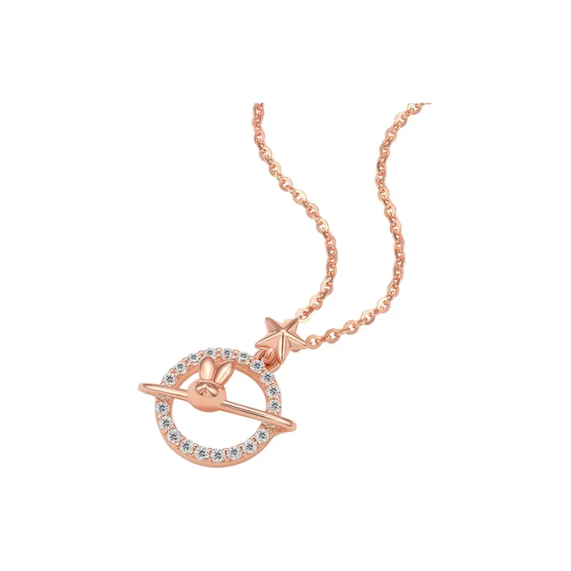 ZHOU LIU FU S925 Silver Necklaces Women's-1