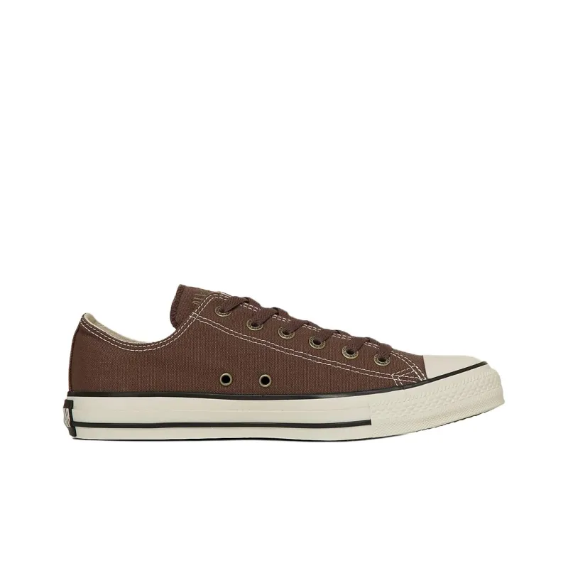Converse All Star Anti Slip Wear Resistant Low Top Canvas Shoes Unisex Dark Brown-1
