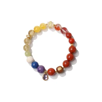 YUANYUANRUYI Southern Red Agate Bracelets Unisex