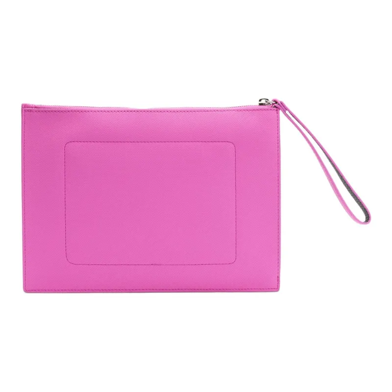 LACOSTE PVC Clutch Women's Pink-2