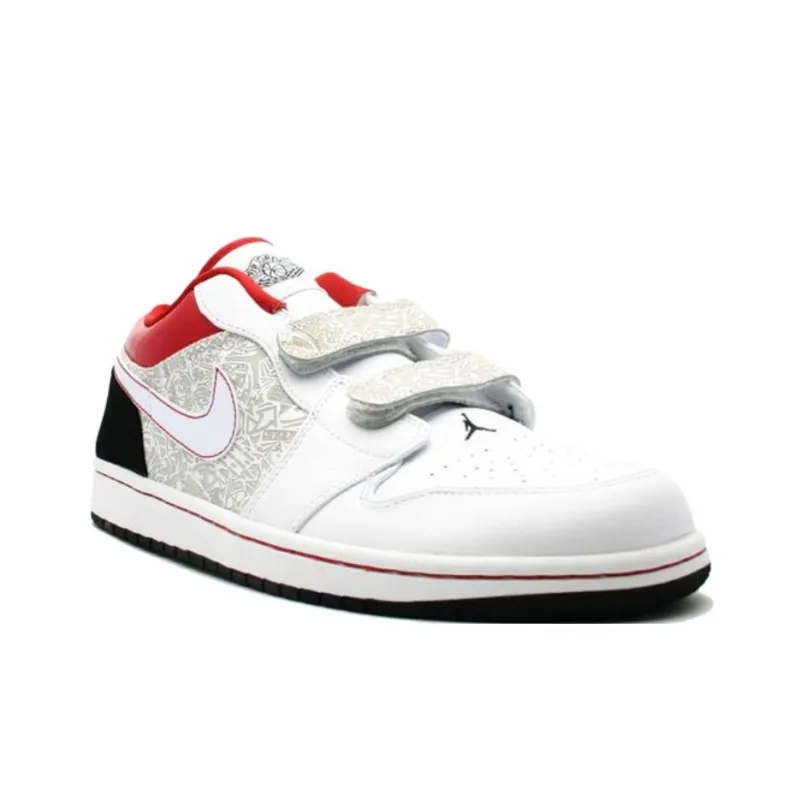 Jordan 1 Retro Low Velcro White Varsity Red-2
