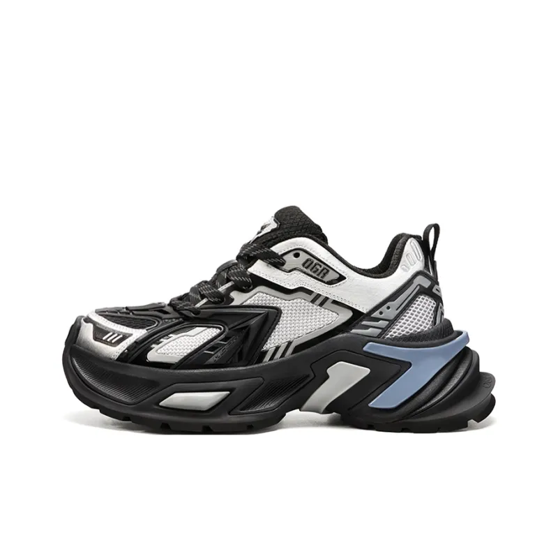 OGR Chunky Sneakers Unisex Low Top Black-0