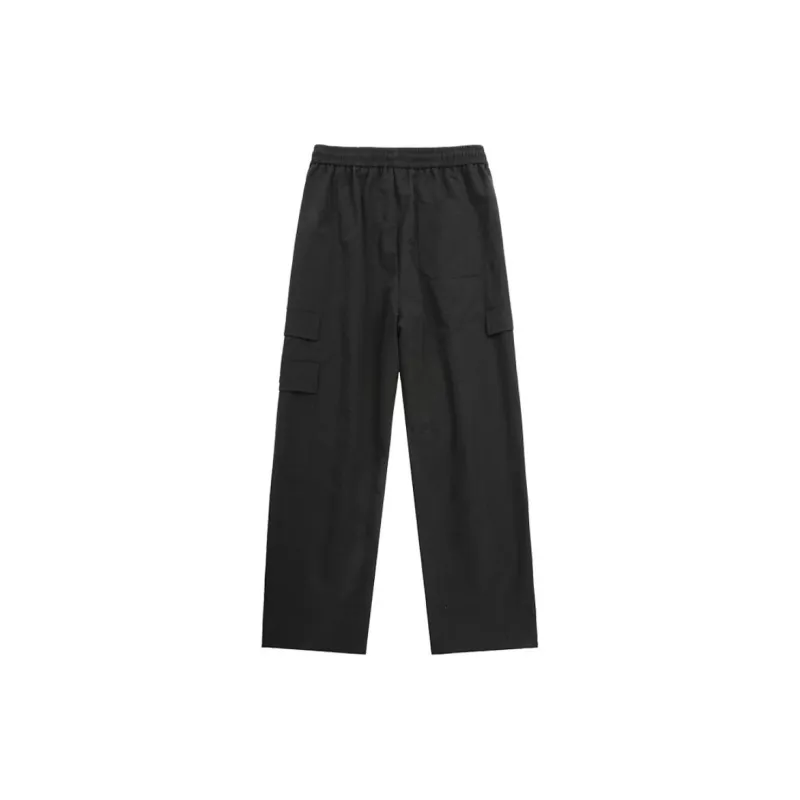 Lulifama Casual Pants Unisex Dark Gray-3
