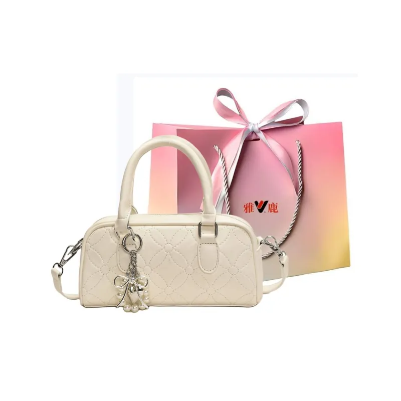 Yalu PU Shoulder Bag Crossbody Bag Handbags Women's Brown/White/Pink/Black-4