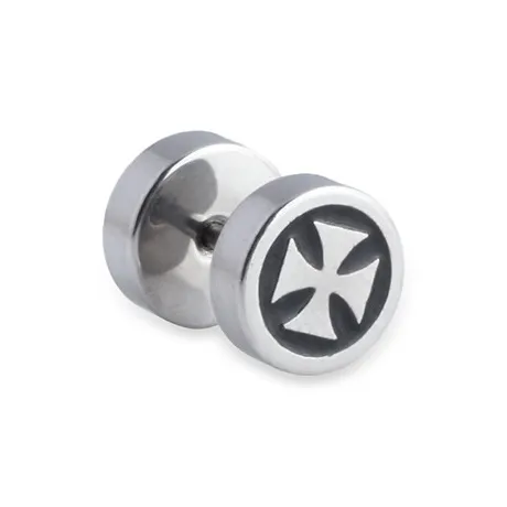 QIANFANGDAHUANGYE Alloy S925 Silver Stud Earrings Men's-0