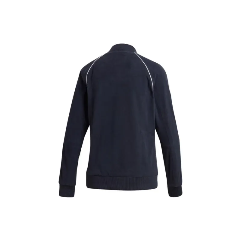 Adidas Originals LEATHER SST TT Jacket Women's Blue-1
