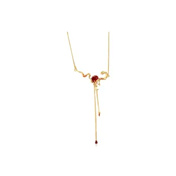SHEEHHYY Alloy/Glue Drip Necklaces Unisex