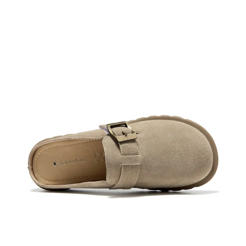 Spider King Rubber Sole Abrasion Resistant Slip Resistant Closed Toe Slippers Women's Umber-2
