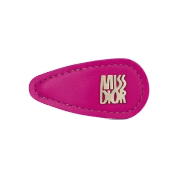 DIOR Cow Leather, Metal, Stainless Steel, Zinc Alloy Hair Clips Women's Pink