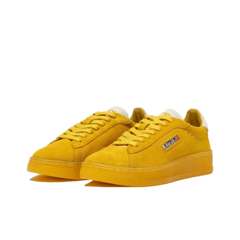 AUTRY Dallas Slip Resistant Low Top Skateboard Shoes Women's Yellow-2