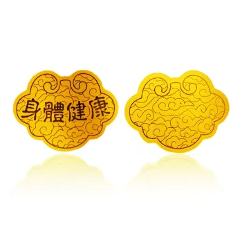 LINGJIE Gold Foil Pendants Unisex