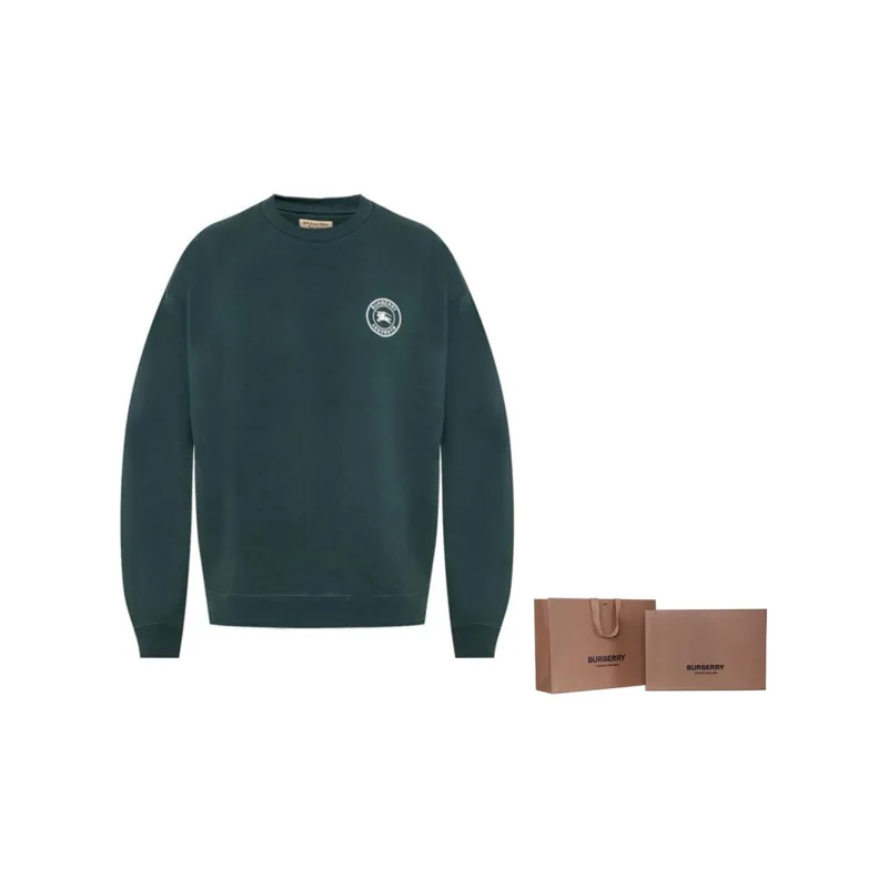 Burberry FW22 Sweatshirt Men's Green-3