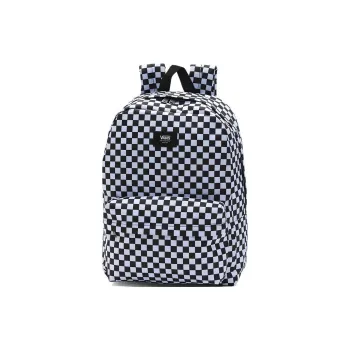 Vans Polyester Backpack Regular Unisex Black White