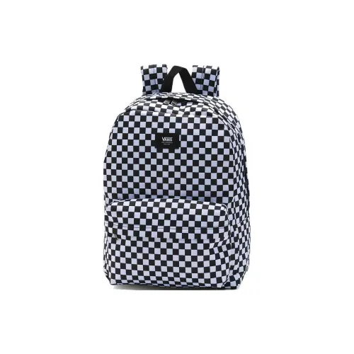 Vans Polyester Backpack Regular Unisex Black White