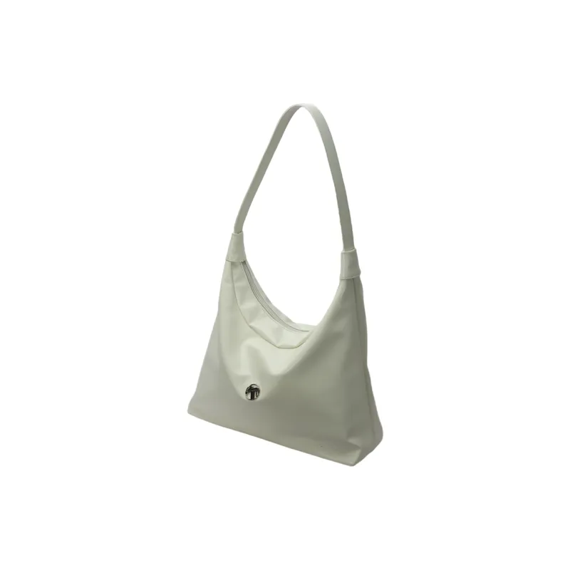Gudair PU Soft Surface Shoulder Bag Regular Women's Ivory/Black-2