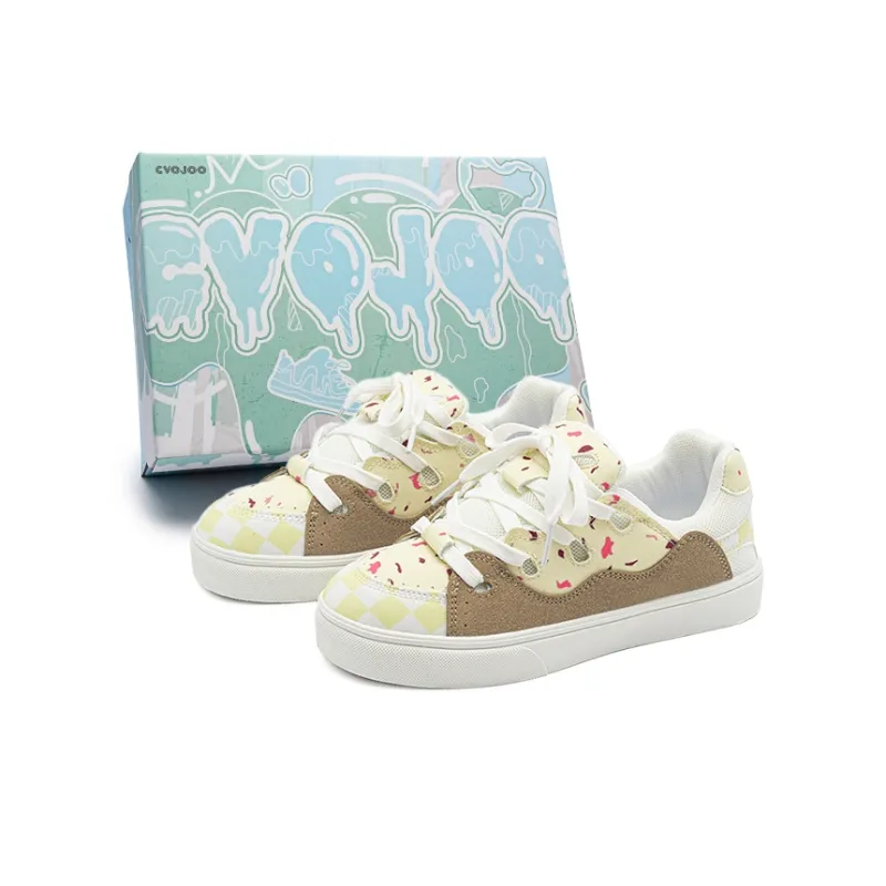 CVOJOO Non-slip Lightweight Low-Top Skateboard Shoes Unisex-100