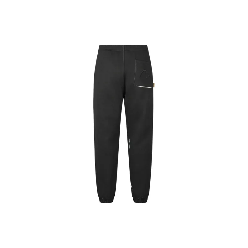EVISU Sweatpants Casual Pants Men's Black-1