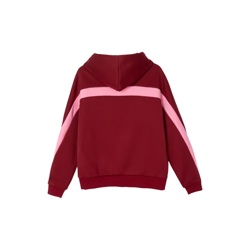 FAWENXIANGZI Sweatshirt Women's Burgundy-1