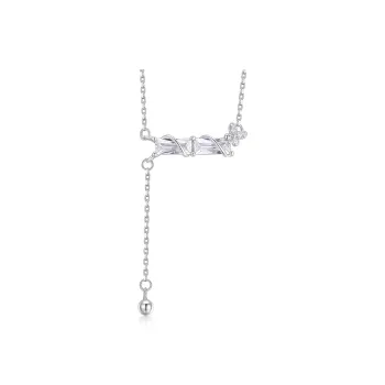 KADER 925 Sterling Silver Necklaces Women's Silver, New Year Box