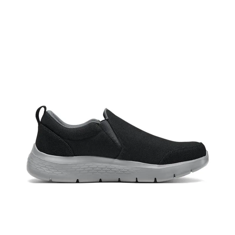 Skechers Go Walk Fle Breathable And Resilient Low Top Casual Shoes Men Black Gray-1