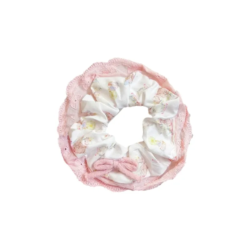 LINGJIE Fabric Hair Tie Women's Multiple Colors-7