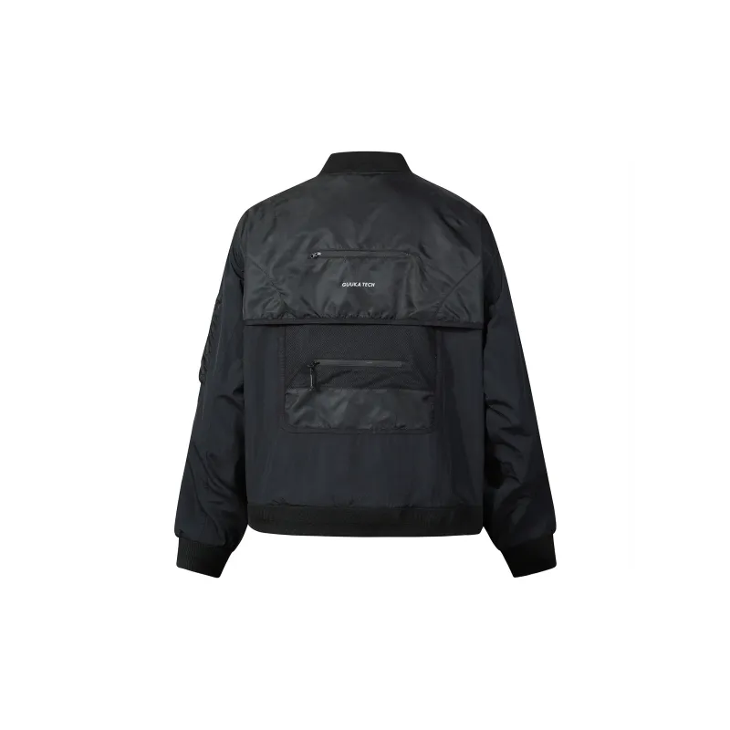 GUUKA TECH Jackets Coats Unisex Black-1
