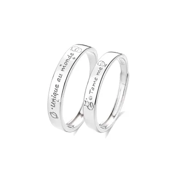 CHINA GOLD 999 Fine Silver Rings Unisex