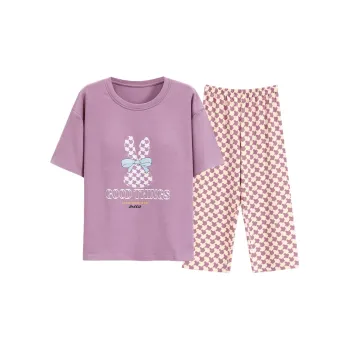 MADALLO Pajama Set Women's Dark Purple