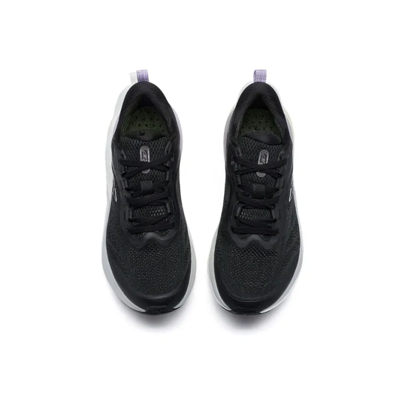 XTEP Cloud Wing 2.0 Cushioning Anti Slip And Wear Resistant Low Top Running Shoes Women's Black Pink-3