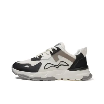 JEEP SPIRIT Chunky Sneakers Men Low Top Moon Dust Gray