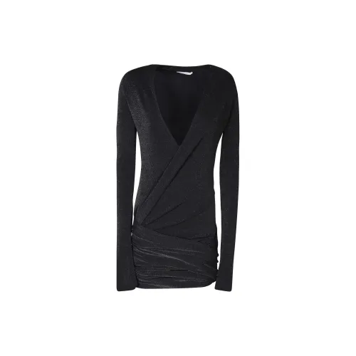 RED VALENTINO Long-Sleeved Dresses Women's Black