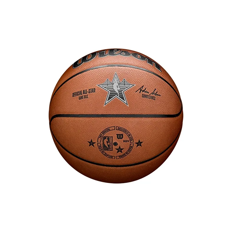 Wilson All Star Cow Leather Basketball Size 7 Match Unisex-3