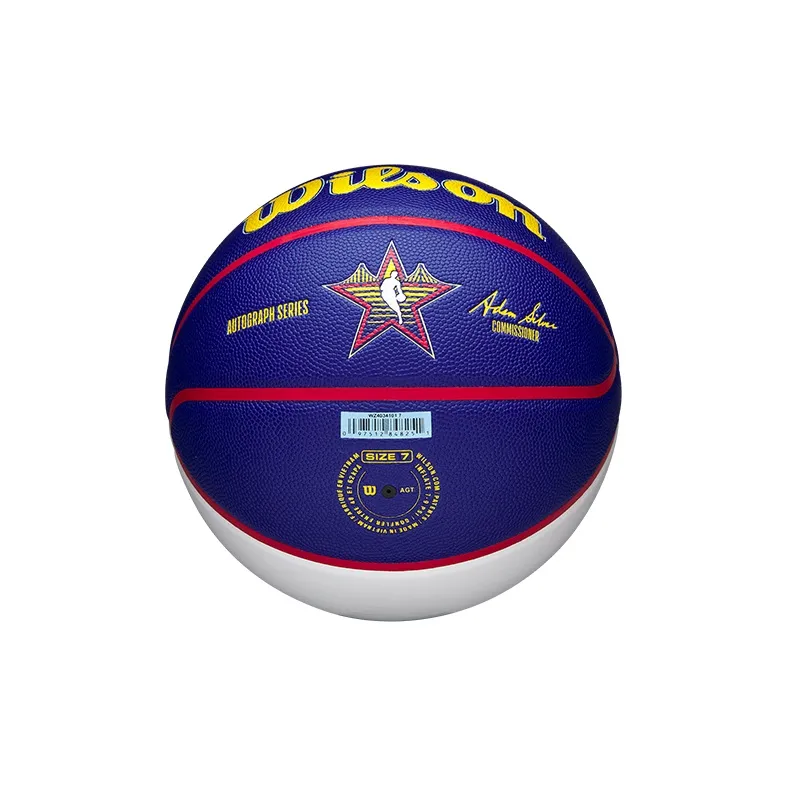 Wilson All Star PU Basketball White Size 7 Ball Training Competition Unisex-4