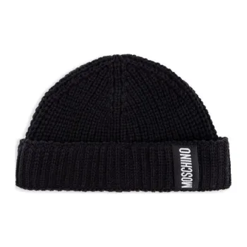 MOSCHINO Ribbed knit Beanie