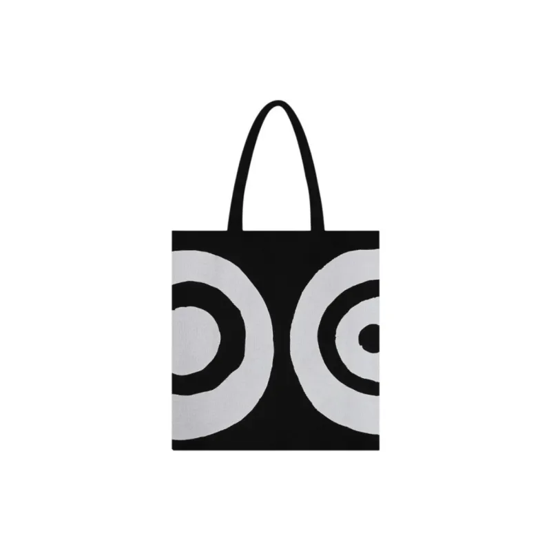 10 CORSO COMO Cotton Tote Bag, Shopping Bag, Handbag Unisex Black-2