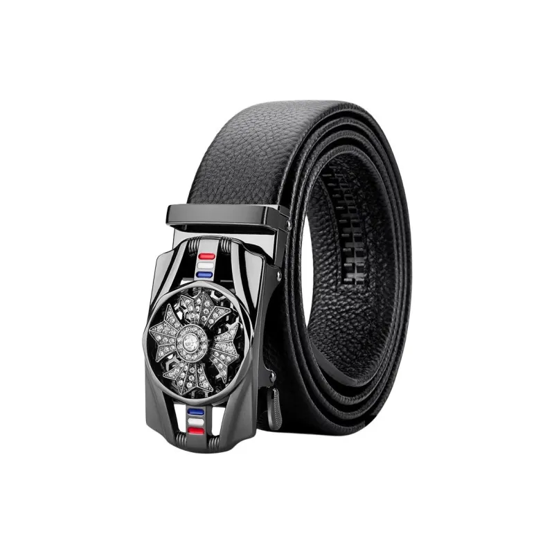 TUCANO Cow Split Leather Belts Men's 3.5cm-2