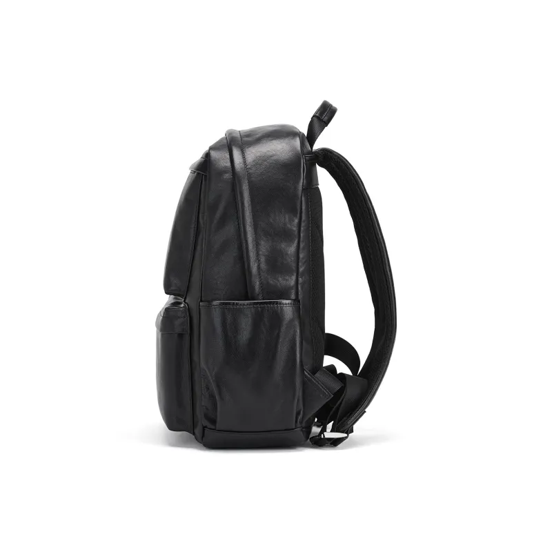 ROBERTA DI CAMERINO Cow Leather Backpack Regular Men's Black-3