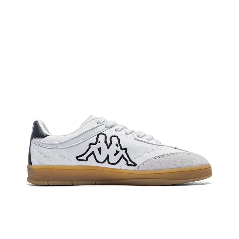 Kappa Tifo Anti Slip Wear Resistant Low Top Skateboard Shoes Unisex White Black-1