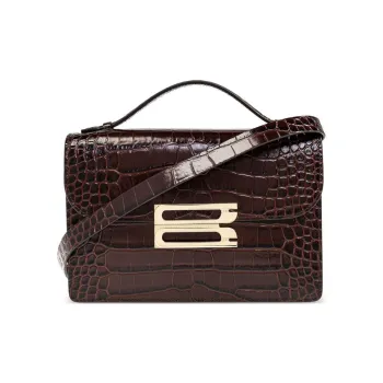 Victoria Beckham Dorian Embossed Shoulder Bag