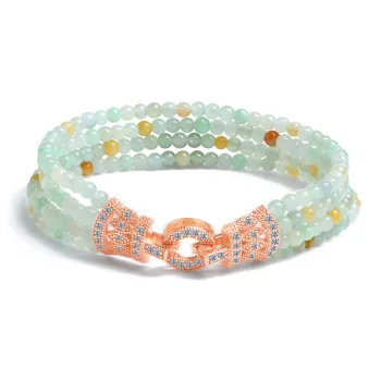 With The Heart Of The Jade Glutinous Jade Bracelets Women's