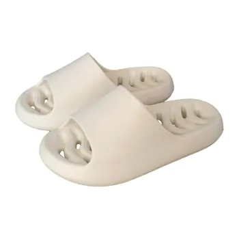Thin Strips Slippers Unisex, White