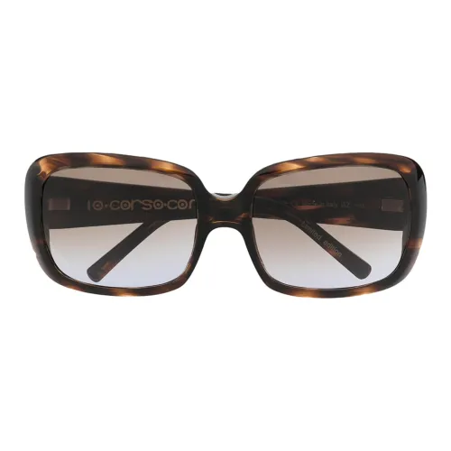 10 CORSO COMO Tortoiseshell Oversize frame Sunglasses
